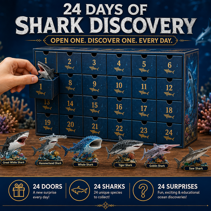 🔥49% Off Today Only-2026 Shark World AdventCalendar