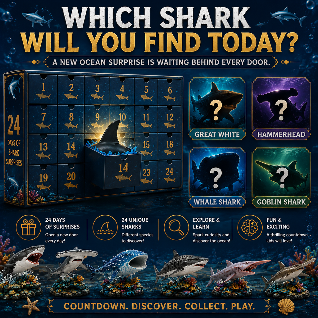 🔥49% Off Today Only-2026 Shark World AdventCalendar